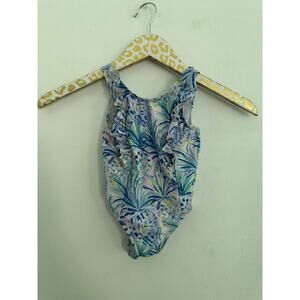 Tommy Bahama Little Girls Floral One Piece Swimsuit | Size XS 4